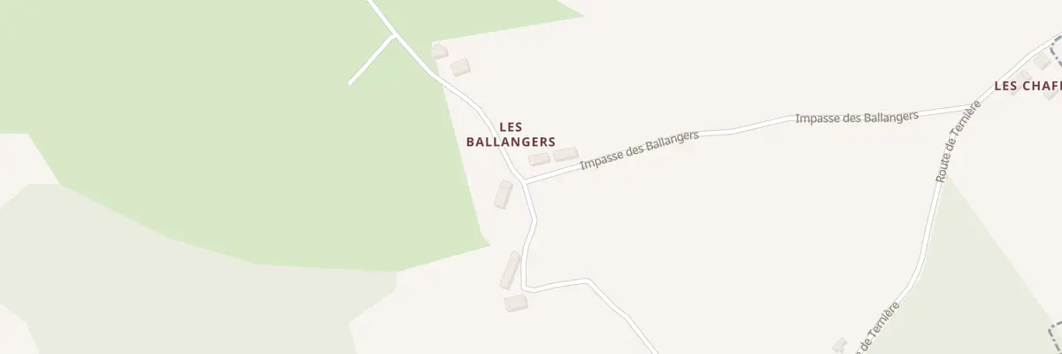 Plan du 5031 Les Ballangers à Tortezais