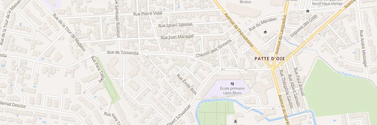 Plan du 14 Rue Henry à Perpignan