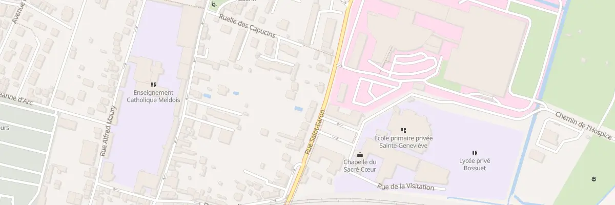 Plan du 81 Rue Saint Faron à Meaux