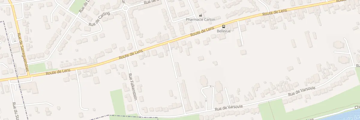 Plan du 86 Rte de Lens à Harnes