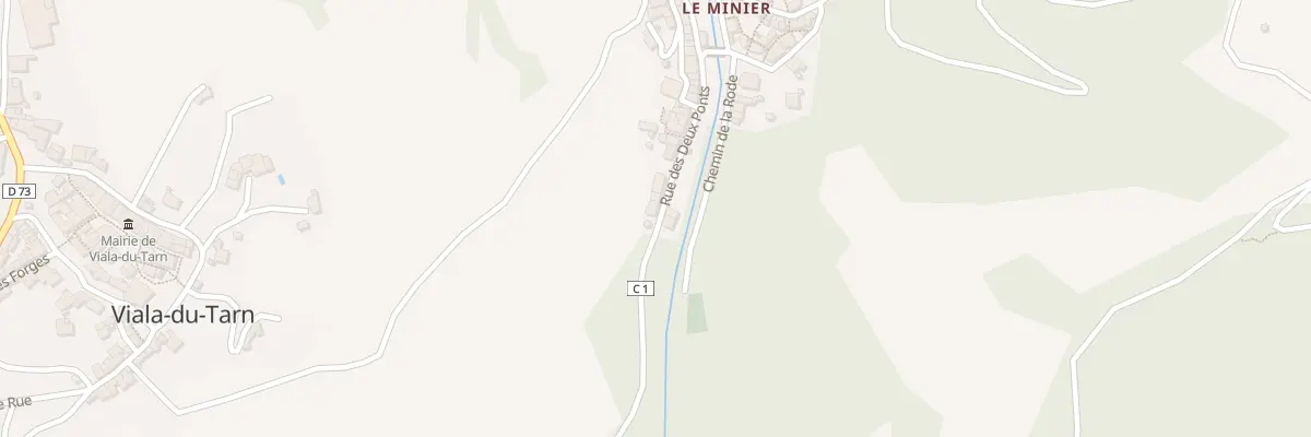Plan du 499 Rue des Deux Ponts à Viala-du-Tarn