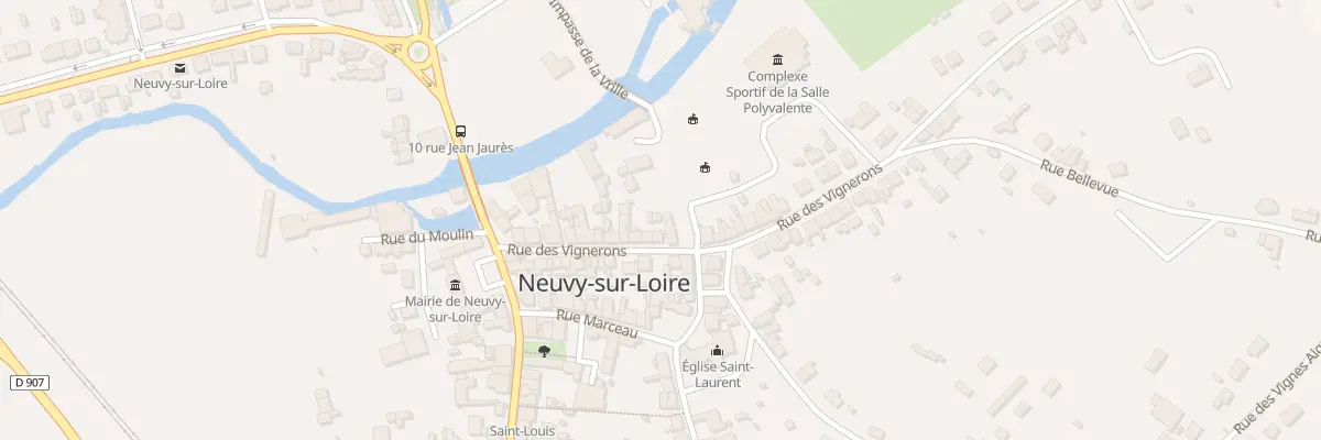 Plan du 23 Rue des Vignerons à Neuvy-sur-Loire