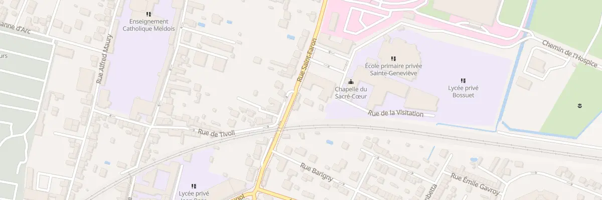 Plan du 58 Rue Saint Faron à Meaux