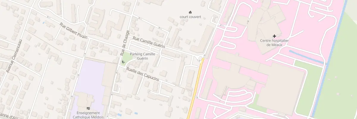 Plan du 3 Rue Camille Guerin à Meaux