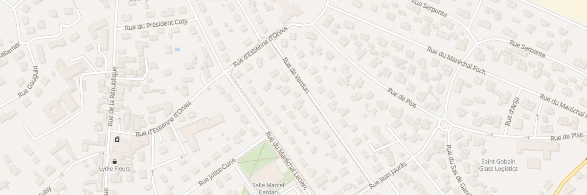 Plan du 21 Rue de Verdun à Thourotte