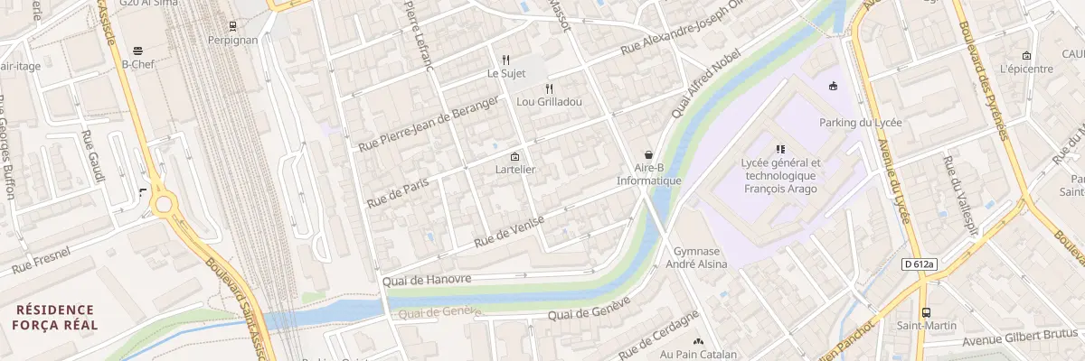 Plan du 19B Bd du Roussillon à Perpignan