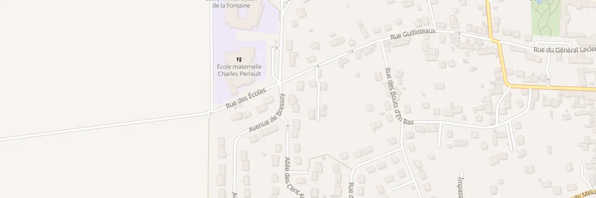 Plan du 3 Av de Bressoy à Mormant