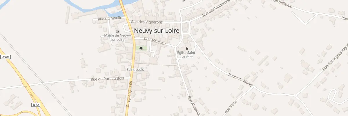 Plan du 6 Rue Alexandre Paris à Neuvy-sur-Loire