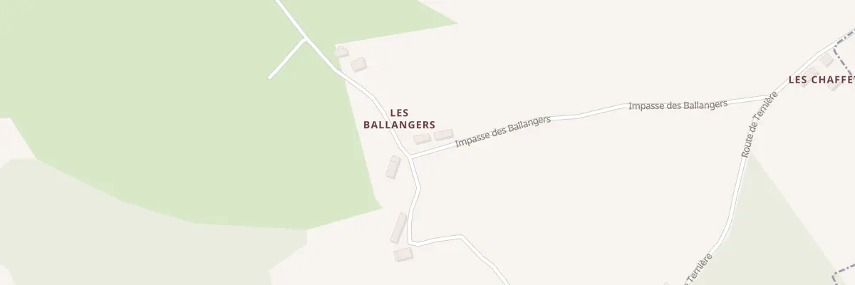 Plan du 2 Imp des Ballangers à Tortezais