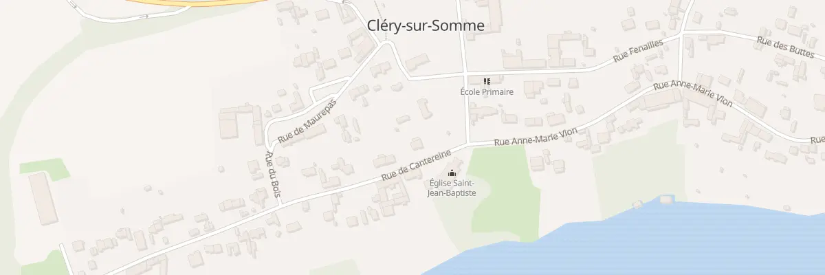 Plan du 84B Rue de Cantêreine à Cléry-sur-Somme