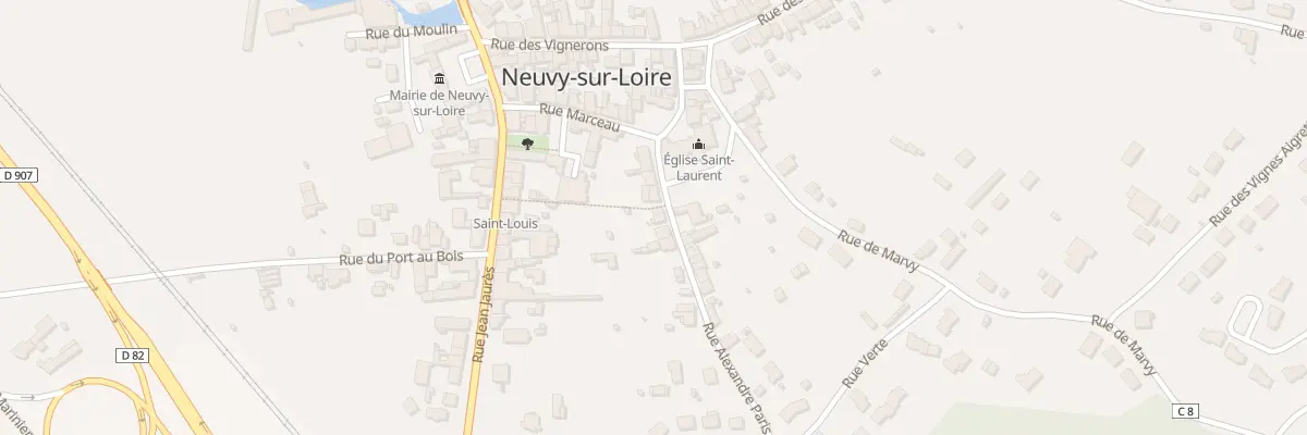 Plan du 12 Rue de Paris à Neuvy-sur-Loire