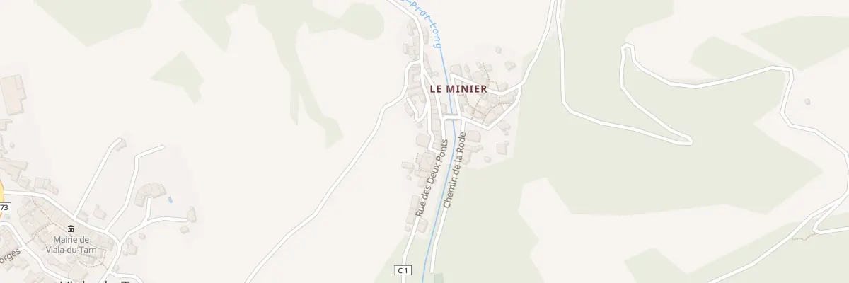 Plan du 19 Rue Grand Rue à Viala-du-Tarn