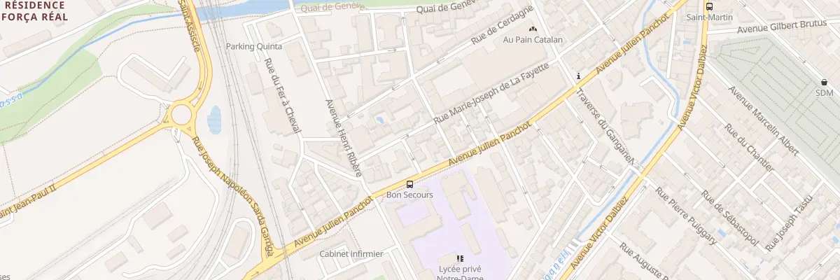 Plan du 19 Rue Lafayette à Perpignan