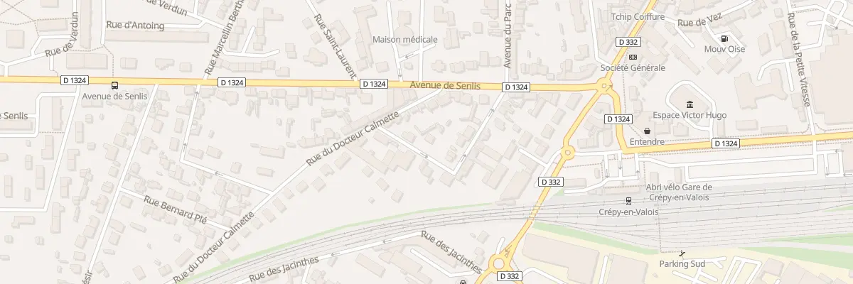Plan du 8 Av Beauséjour à Crépy-en-Valois