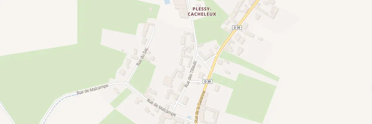 Plan du 11 Rue des Tilleuls à Dives