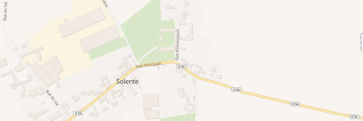 Plan du 12 Rue Principale à Solente