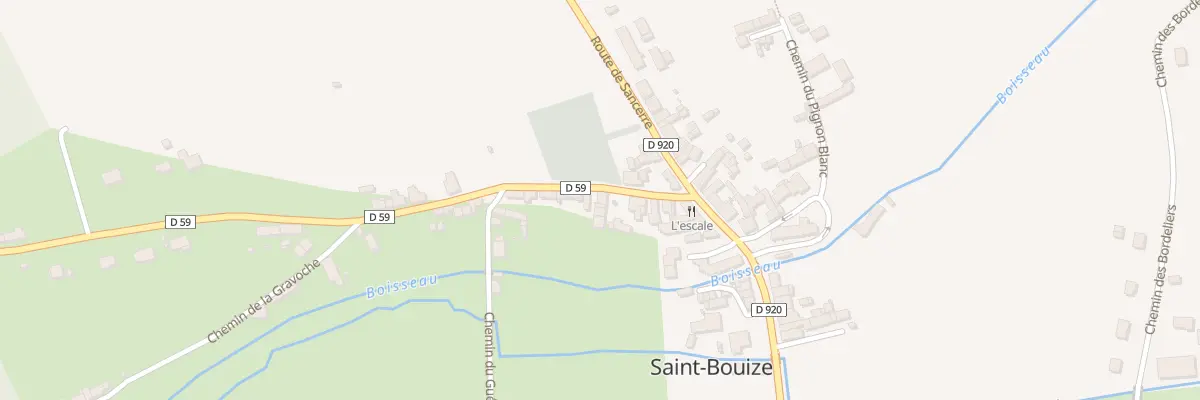 Plan du 5 Rte de Vinon à Saint-Bouize