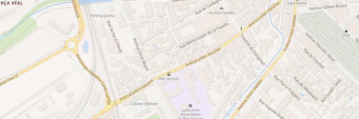Plan du 56 Av Julien Panchot à Perpignan