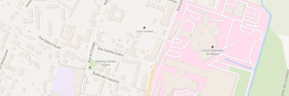 Plan du 2 Rue Camille Guerin à Meaux