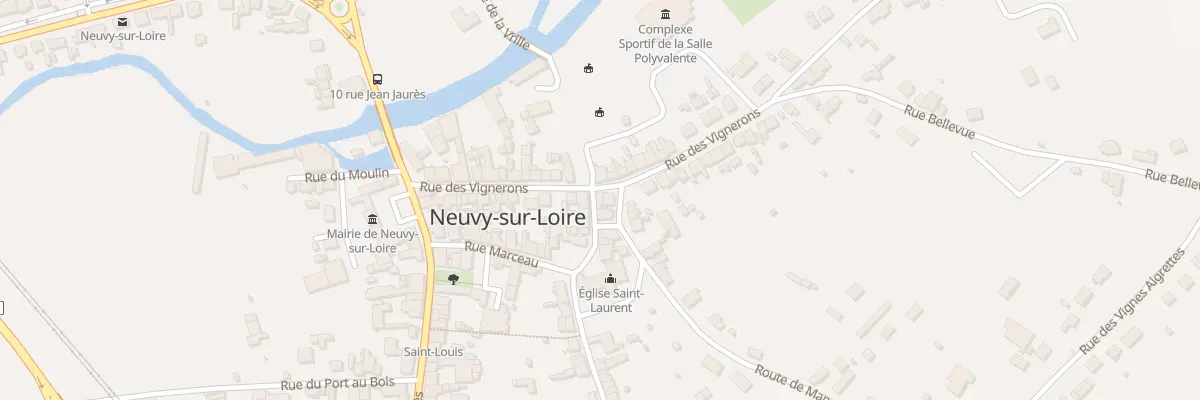 Plan du 30 Rue des Vignerons à Neuvy-sur-Loire