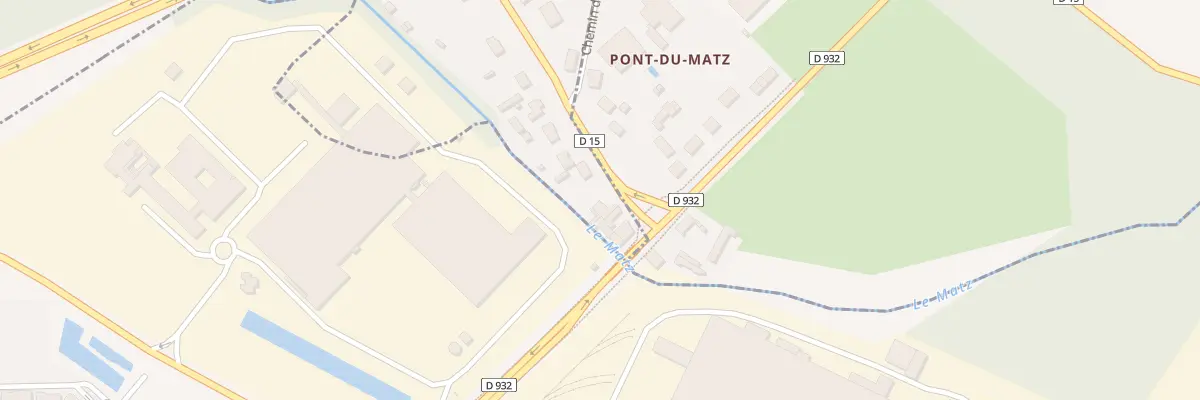 Plan du 5 Rue du Pont du Matz à Machemont