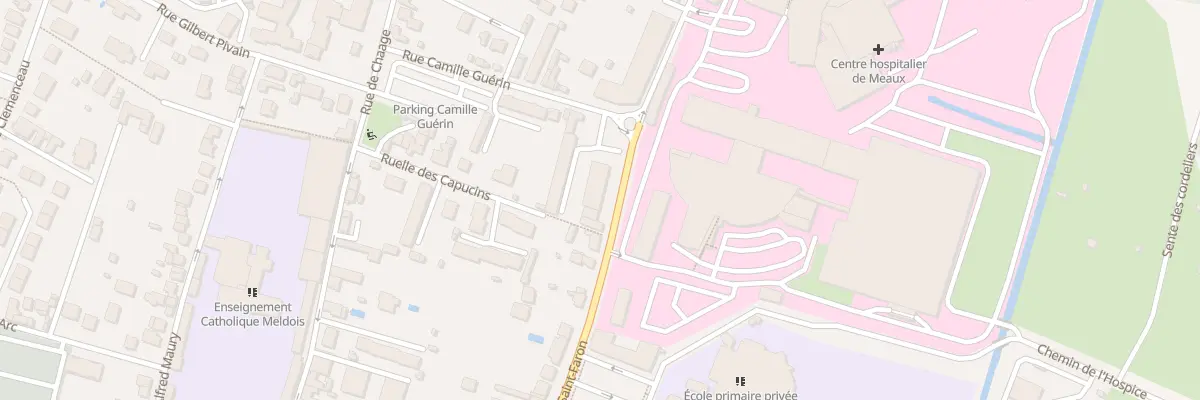 Plan du 93 Rue Saint Faron à Meaux
