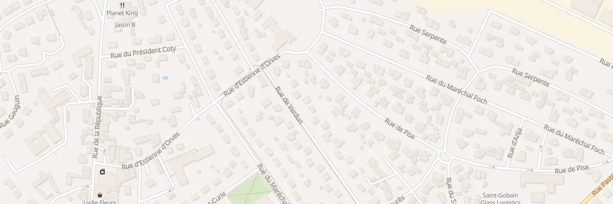 Plan du 22 Rue de Verdun à Thourotte