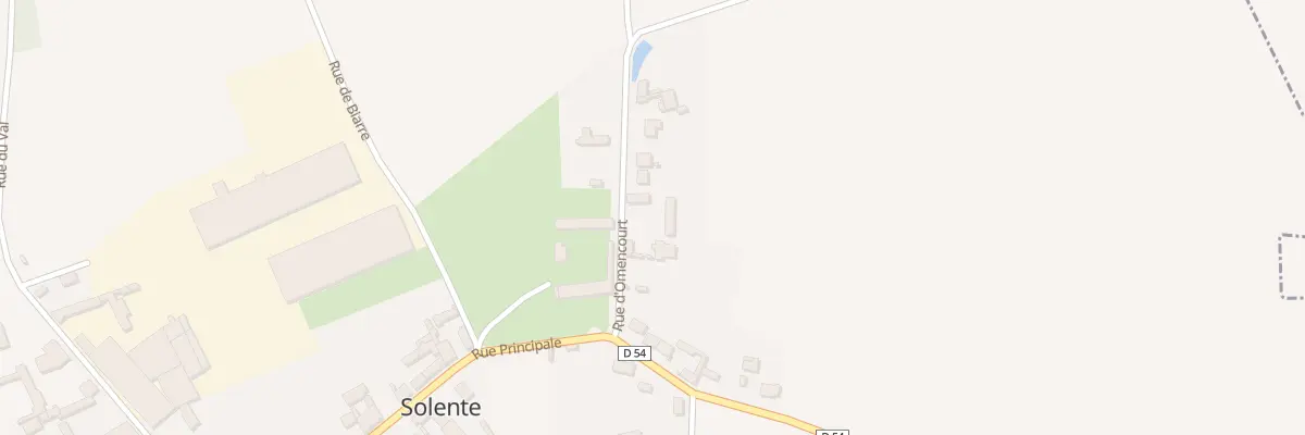 Plan du 8 Rue d’Omencourt à Ognolles