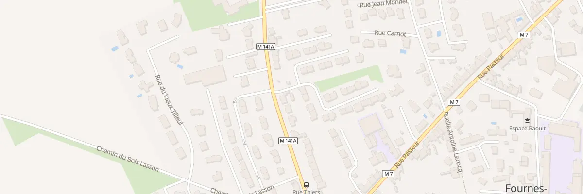Plan du 22 Rue Mal Delattre de Tassigny à Fournes-en-Weppes