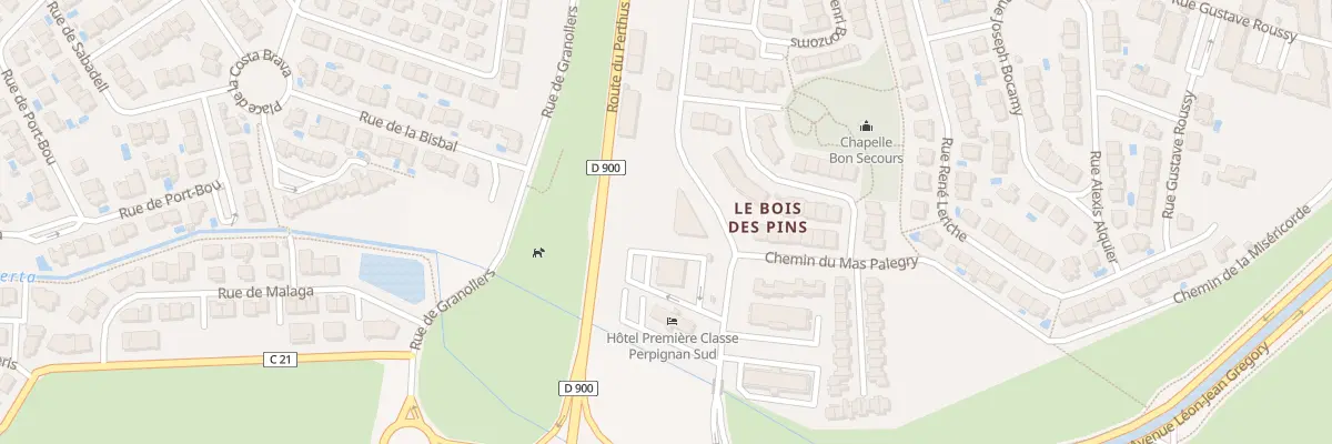 Plan du 1 Rue du Dr Koch à Perpignan
