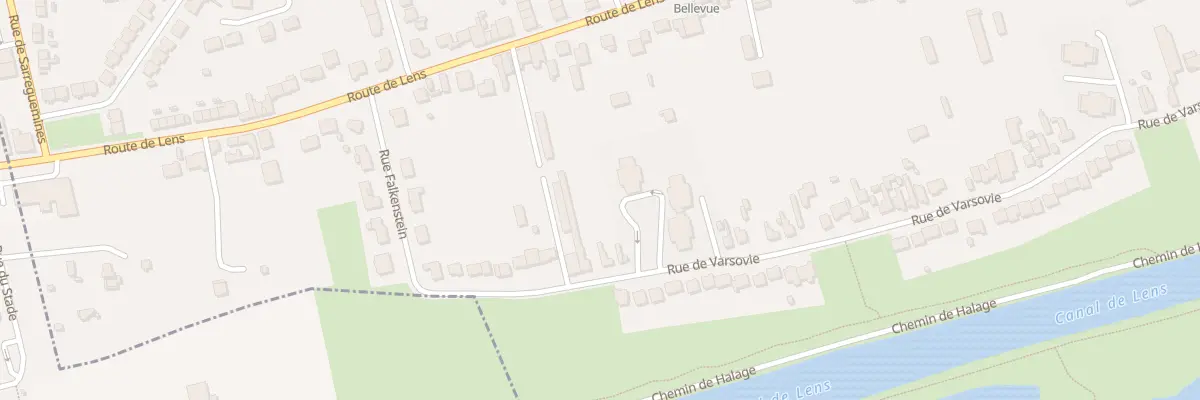 Plan du 87 Rue de Varsovie à Harnes