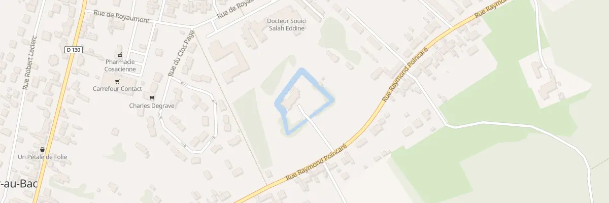 Plan du 445 Rue Raymond Poincaré à Choisy-au-Bac