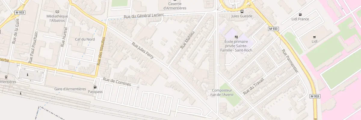 Plan du 47 Rue Mahieu à Armentières