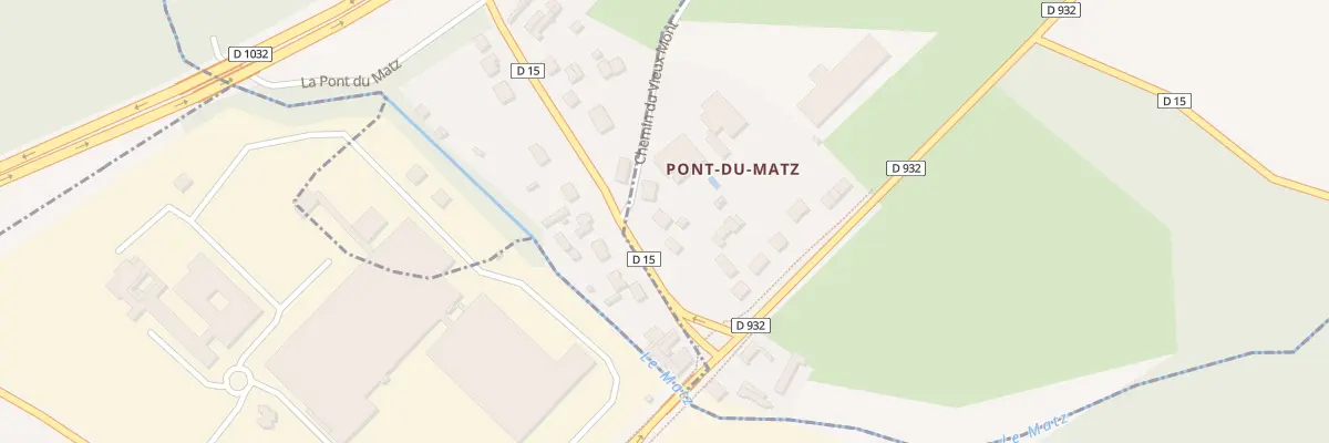 Plan du 84 Rue du Pont du Matz à Cambronne-lès-Ribécourt