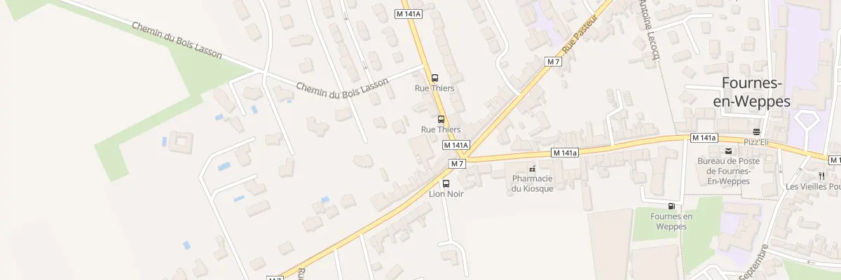 Plan du 863 Rue Faidherbe à Fournes-en-Weppes