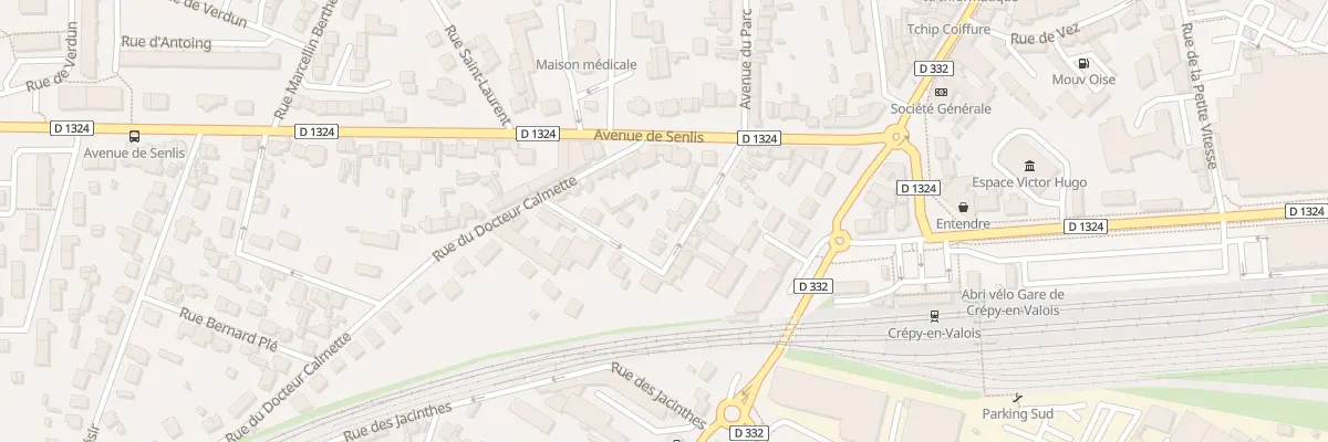 Plan du 4 Av Beauséjour à Crépy-en-Valois