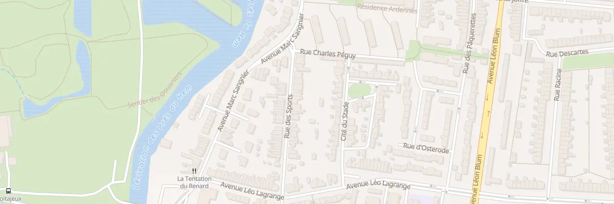 Plan du 40 Rue des Sports à Armentières