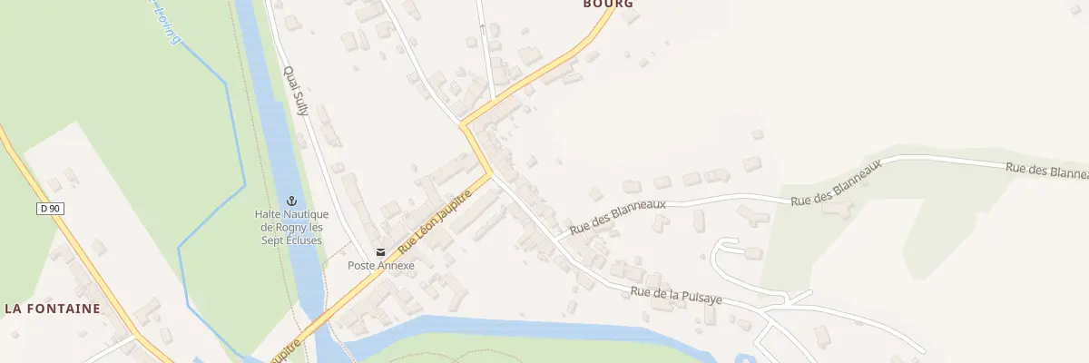 Plan du 15 Rue de la Puisaye à Rogny-les-Sept-Écluses