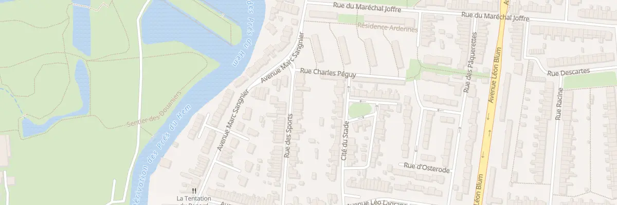 Plan du 46B Rue des Sports à Armentières