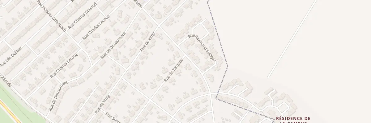 Plan du 49 Rue Jules Mousseron à Méricourt