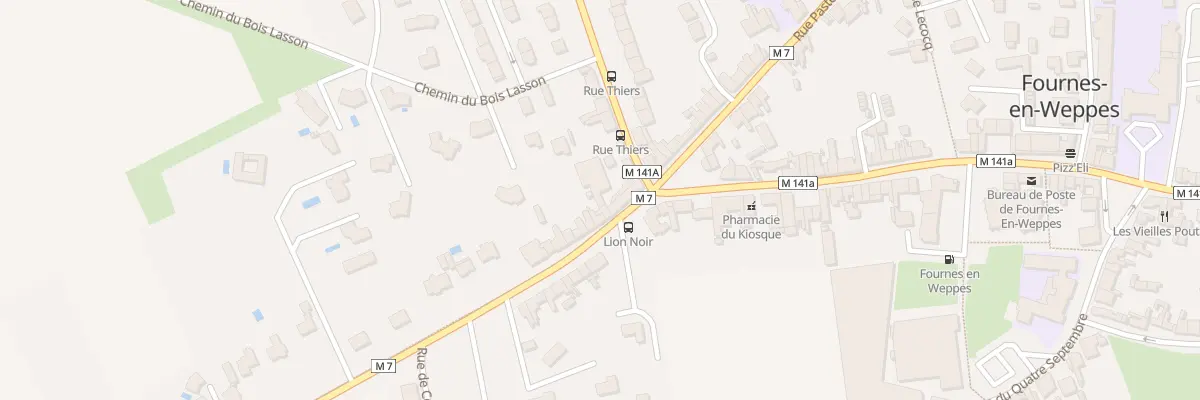 Plan du 863 Rue Faidherbe à Fournes-en-Weppes
