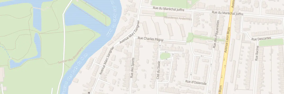 Plan du 50 Rue des Sports à Armentières
