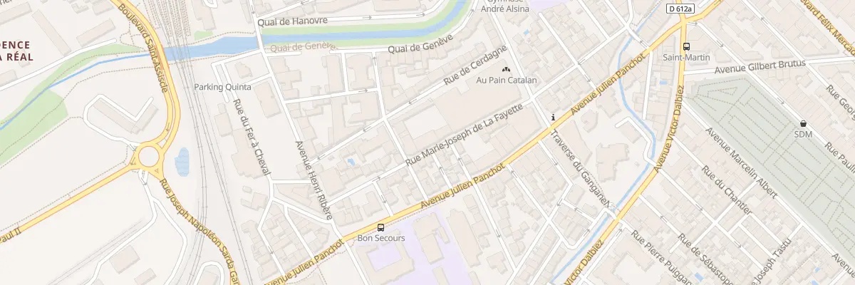 Plan du 6B Rue Lafayette à Perpignan