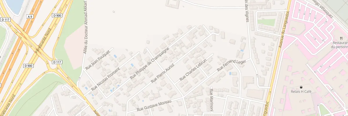 Plan du 33 Rue Pierre Auriol à Perpignan