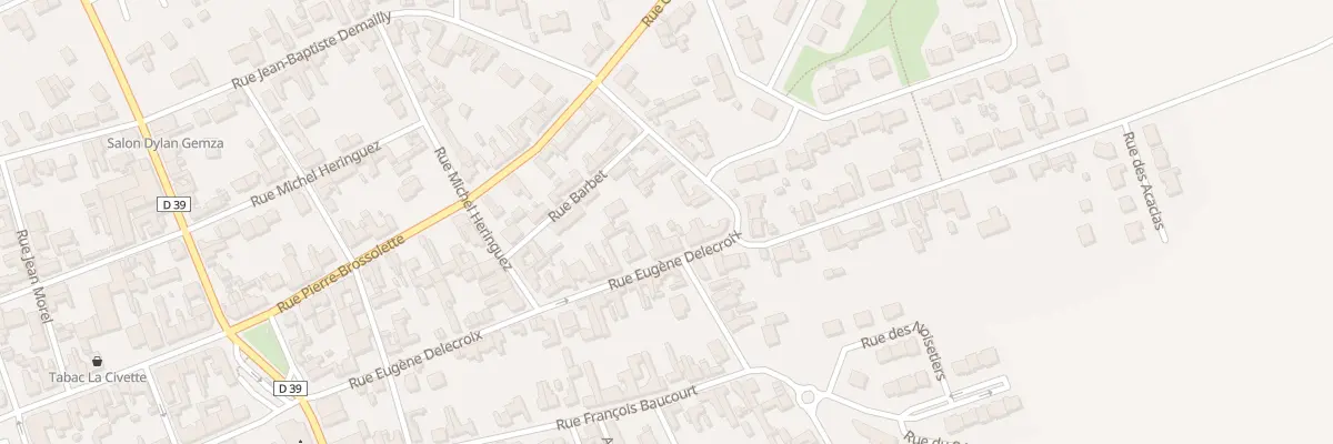 Plan du 21 Rue Eugéne Delecroix à Annay