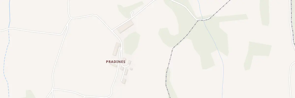 Plan du 5205 Pradines à Nébouzat
