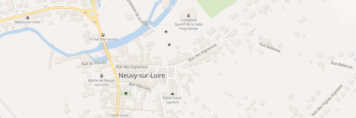 Plan du 33 Rue des Vignerons à Neuvy-sur-Loire