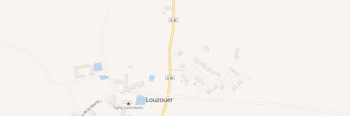 Plan du 5 Le Chemin des Boeufs à Louzouer