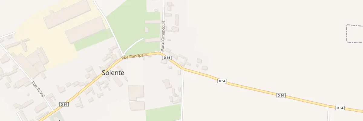 Plan du 6 Rue Principale à Solente