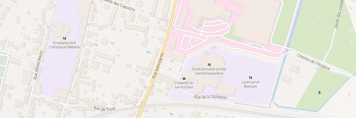 Plan du 70 Rue Saint Faron à Meaux